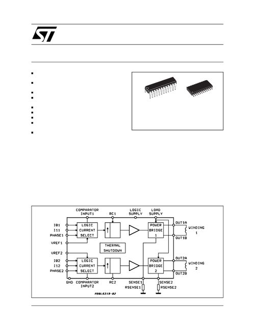 L6219 一款經(jīng)典的步進(jìn)電機(jī)驅(qū)動(dòng)IC及其在電子元器件設(shè)計(jì)中的應(yīng)用